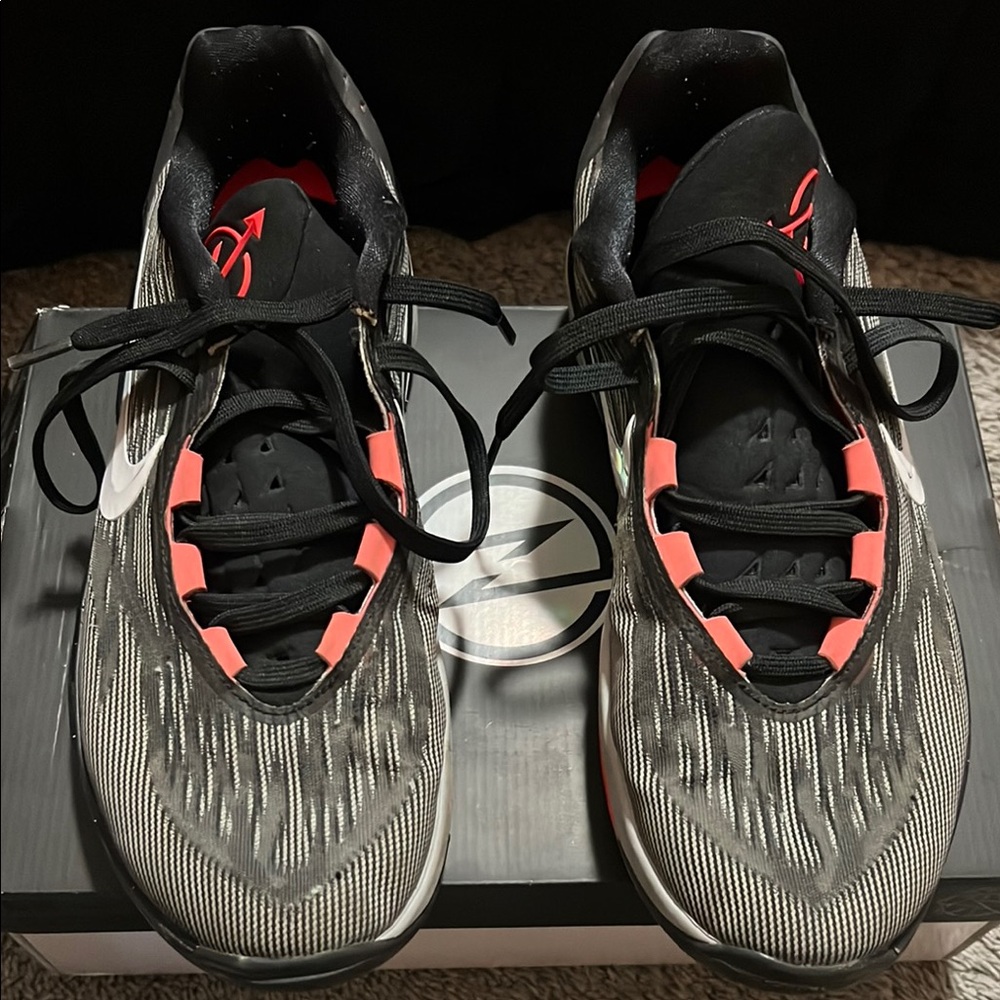 GT Cut 2 Nike Black and Red Athletic Shoes